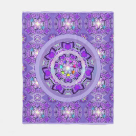 Paars W2 Fleece Deken