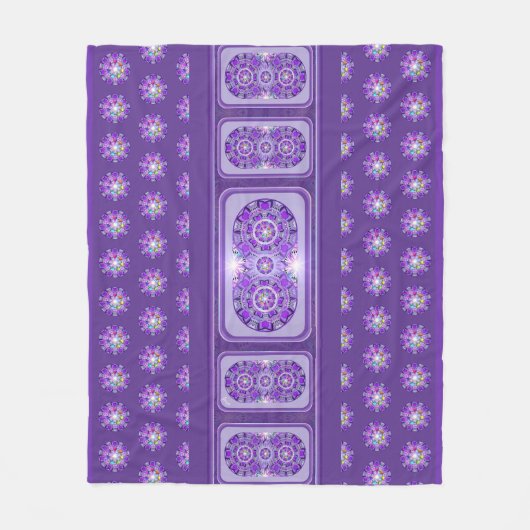 Paars W2 Fleece Deken (Voorkant)