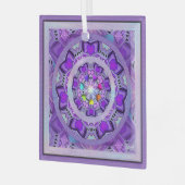 Paars W2 Glas Ornament (Voorkant links)