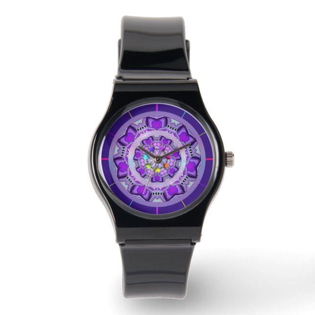 Paars W2 Horloge (Voorkant)