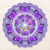 Paars W2 Kartonnen Onderzetters (Voorkant)