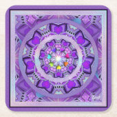 Paars W2 Kartonnen Onderzetters (Voorkant)