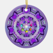 Paars W2 Keramisch Ornament (Voorkant)