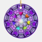 Paars W2 Keramisch Ornament (Achterkant)