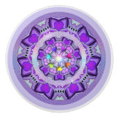 Paars W2 Keramische Knop (Voorkant)