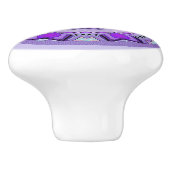 Paars W2 Keramische Knop (Zijkant)