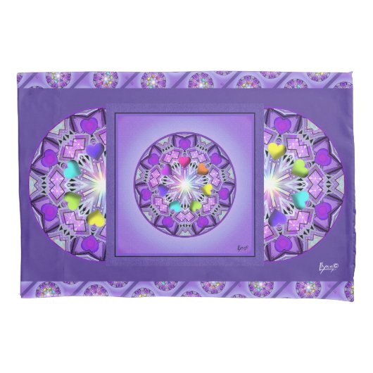 Paars W2 Kussensloop (Voorkant)