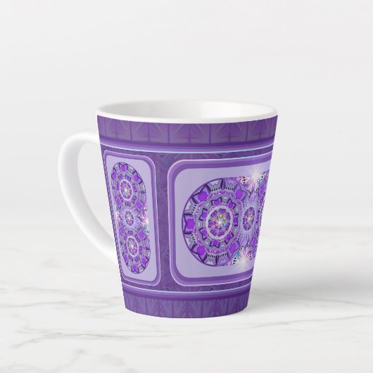 Paars W2 Latte Mok (Linkerhoek)