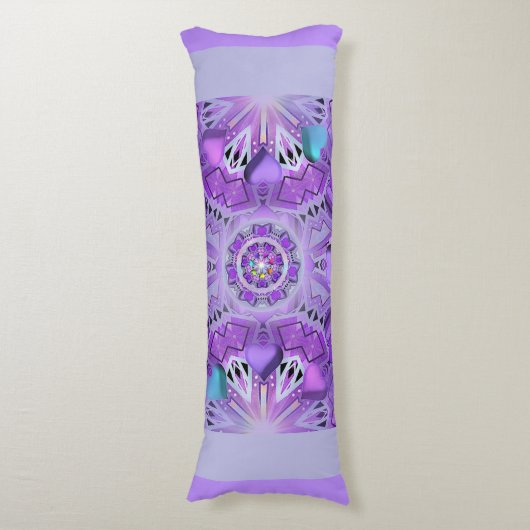 Paars W2 Lichaamskussen (Voorkant Verticaal)