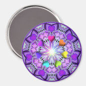 Paars W2 Magneet (Voorkant / Achterkant)