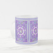 Paars W2 Matglas Koffiemok (Voorkant links)