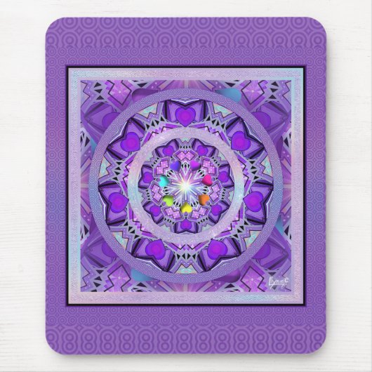 Paars W2 Muismat (Voorkant)