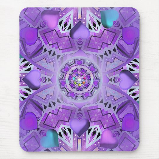 Paars W2 Muismat (Voorkant)