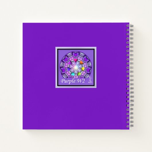 Paars W2 Notitieboek (Achterkant)