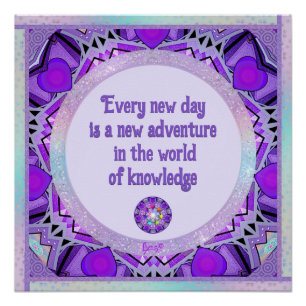 Paars W2 Perfect Poster