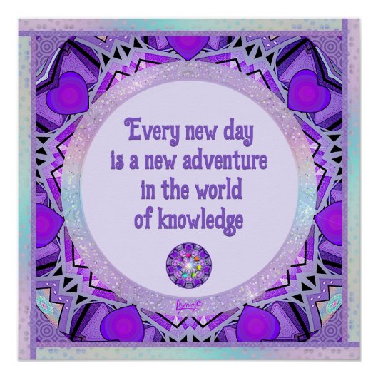 Paars W2 Perfect Poster (Voorkant)