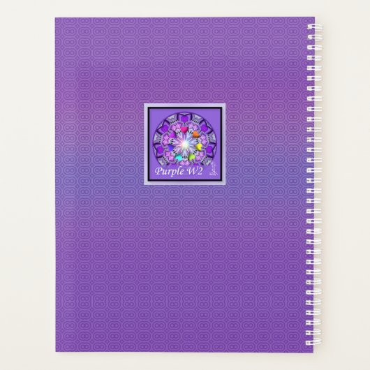 Paars W2 Planner (Achterkant)