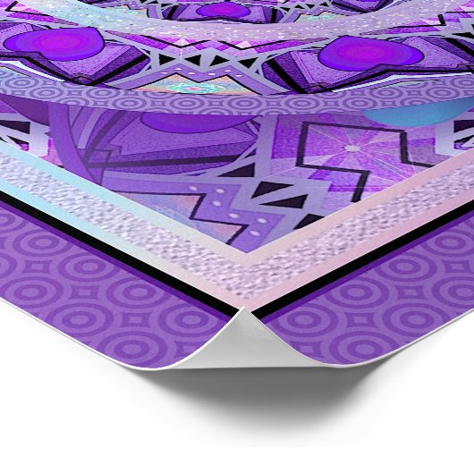 Paars W2 Poster (Hoek)