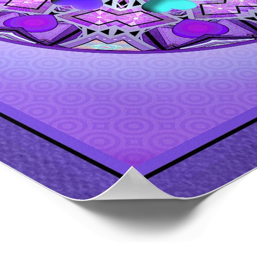 Paars W2 Poster (Hoek)