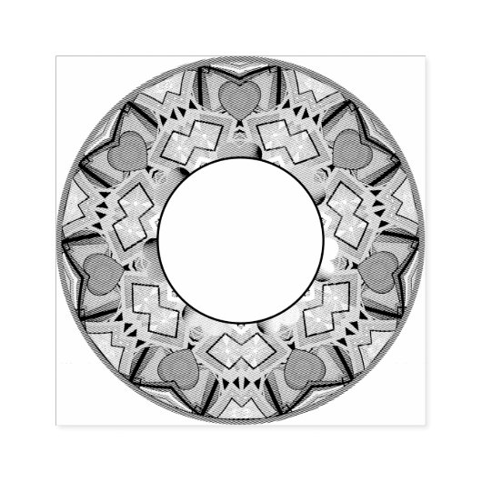 Paars W2 Rubberstempel (Afrduk)