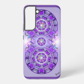 Paars W2 Samsung Galaxy Hoesje (Achterkant)