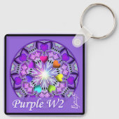 Paars W2 Sleutelhanger (Achterkant)