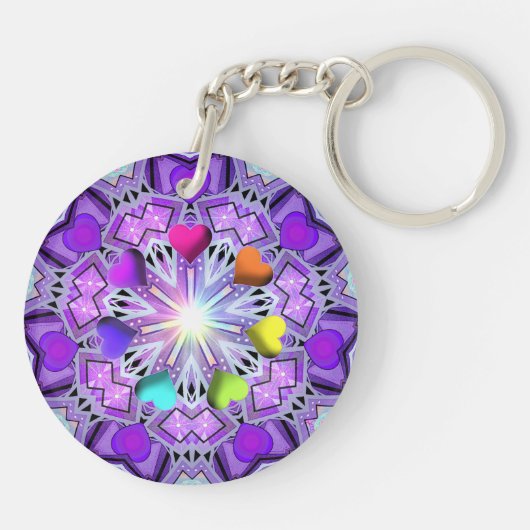 Paars W2 Sleutelhanger (Achterkant)