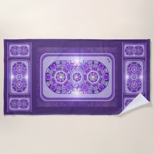 Paars W2 Strandlaken (Voorkant)