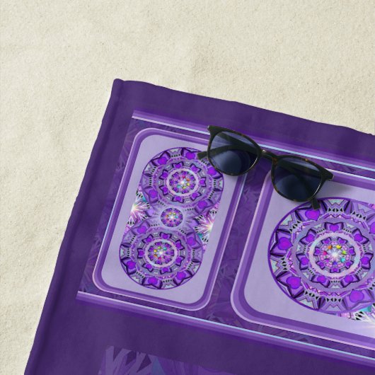 Paars W2 Strandlaken (In situ)