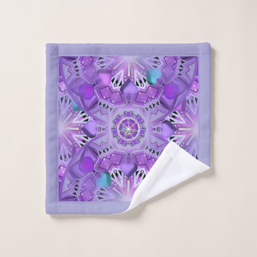 Paars W2 Washandje (Wasdoekje)