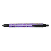 Paars W2 Zwarte Inkt Pen (Achterkant)