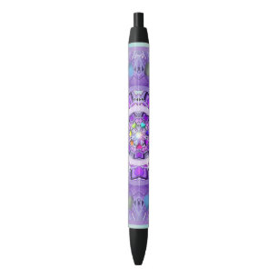 Paars W2 Zwarte Inkt Pen