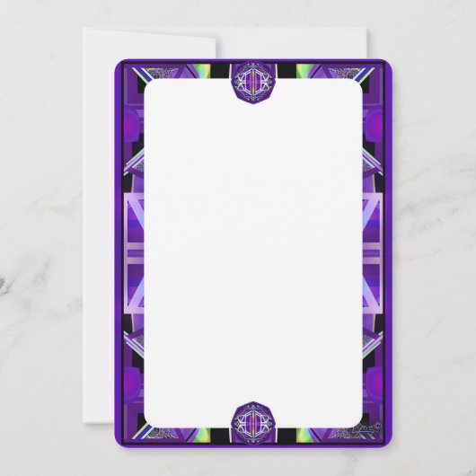 Paars W3 Bedankkaart (Achterkant)