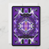 Paars W3 Bedankkaart (Voorkant)