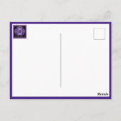 Paars W3-Briefkaart Briefkaart (Achterkant)