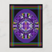 Paars W3-Briefkaart Briefkaart (Voorkant)