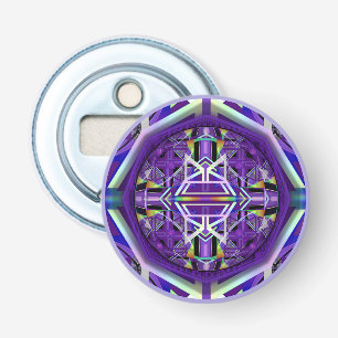 Paars W3 Button Flesopener