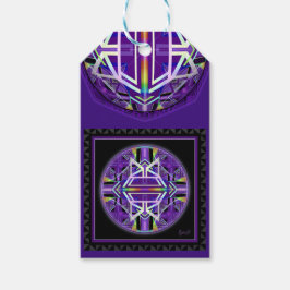 Paars W3 Cadeaulabel