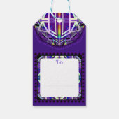 Paars W3 Cadeaulabel (Achterkant)