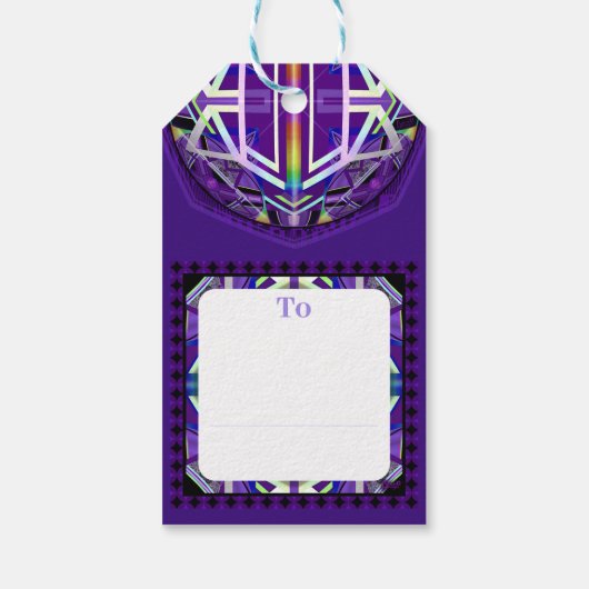 Paars W3 Cadeaulabel (Achterkant)