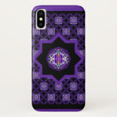 Paars W3 Case-Mate iPhone Case (Achterkant)