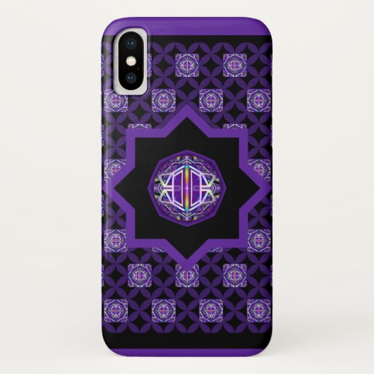Paars W3 Case-Mate iPhone Case (Achterkant)