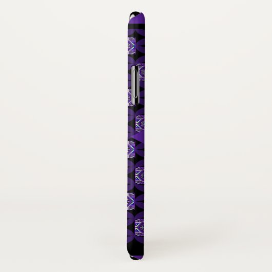 Paars W3 Case-Mate iPhone Case (Achterkant / rechts)