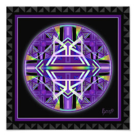 Paars W3 Foto Afdruk