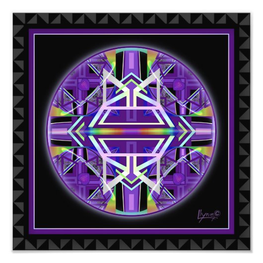 Paars W3 Foto Afdruk (Voorkant)