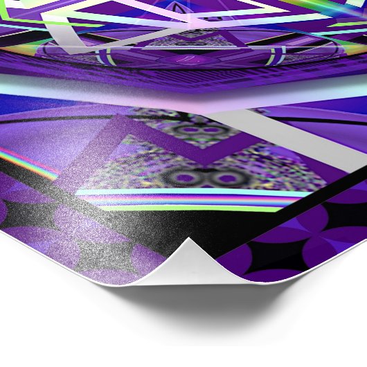 Paars W3 Foto Afdruk (Hoek)