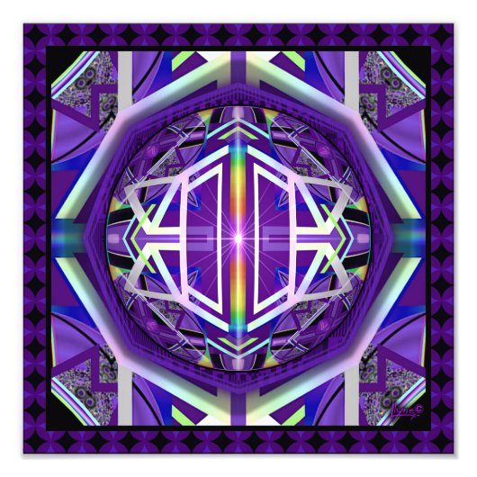 Paars W3 Foto Afdruk (Voorkant)