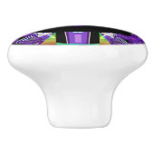 Paars W3 Keramische Knop (Zijkant)