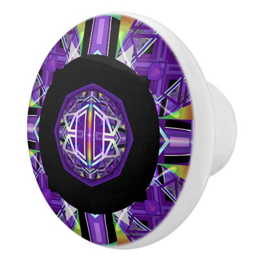 Paars W3 Keramische Knop (Rechts)