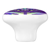 Paars W3 Keramische Knop (Zijkant)